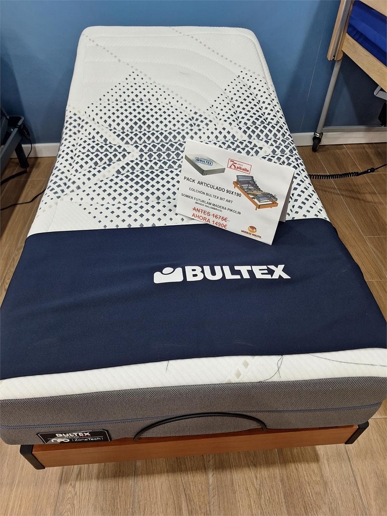 Foto 1 SOMIER ART FUTURLAM MADERA + COLCHÓN ARTICULADO